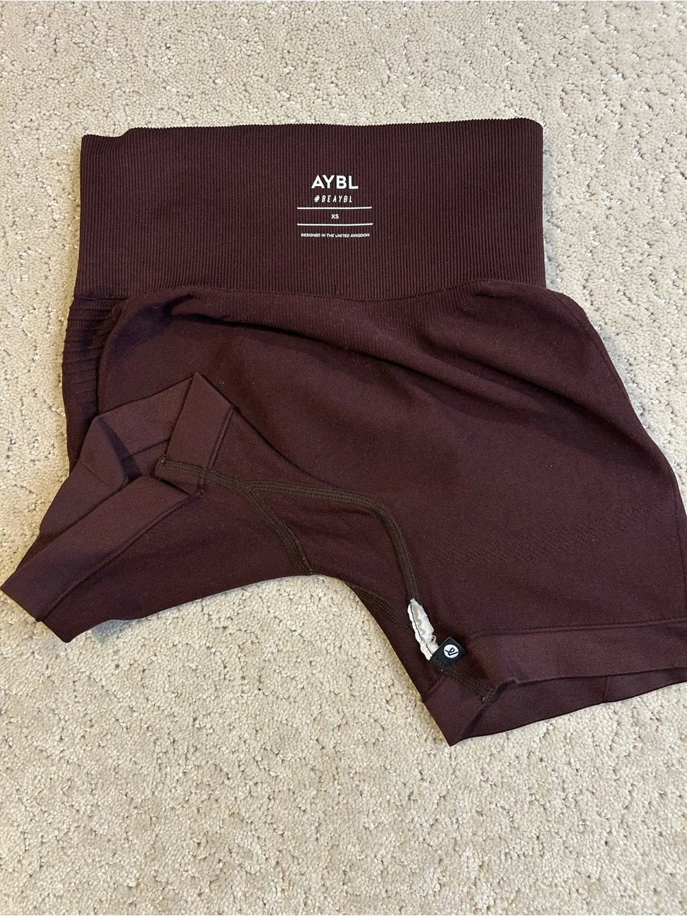 AYBL Women’s Seamless Brown Compression/Biker Shorts Size XS
